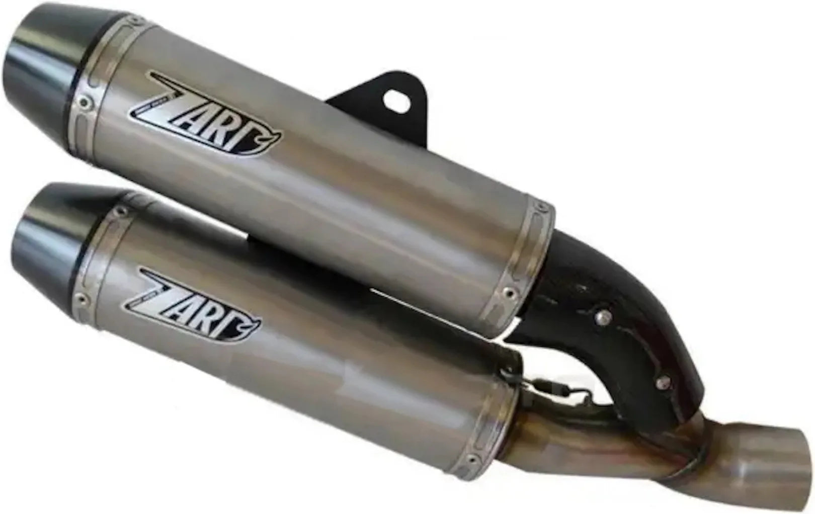 Auspuffendrohr Ohne Geräuschzulassung Overlap Titan - Zard Kompatibel Mit Ducati Monster 1100 Evo (2011-2013)