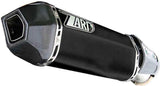 Auspuffendrohr Ohne Geräuschzulassung Penta Edelsthal Schwarz Endkappe Carbon - Zard Kompatibel Mit Ducati Hypermotard 821 Sp (2013-2015)