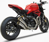 Komplette Auspuffanlage Ohne Katalysator Und Ohne Geräuschzulassung Edelsthal Endkappe Bronze - Zard Kompatibel Mit Ducati Monster 1200 R (2016-2019)
