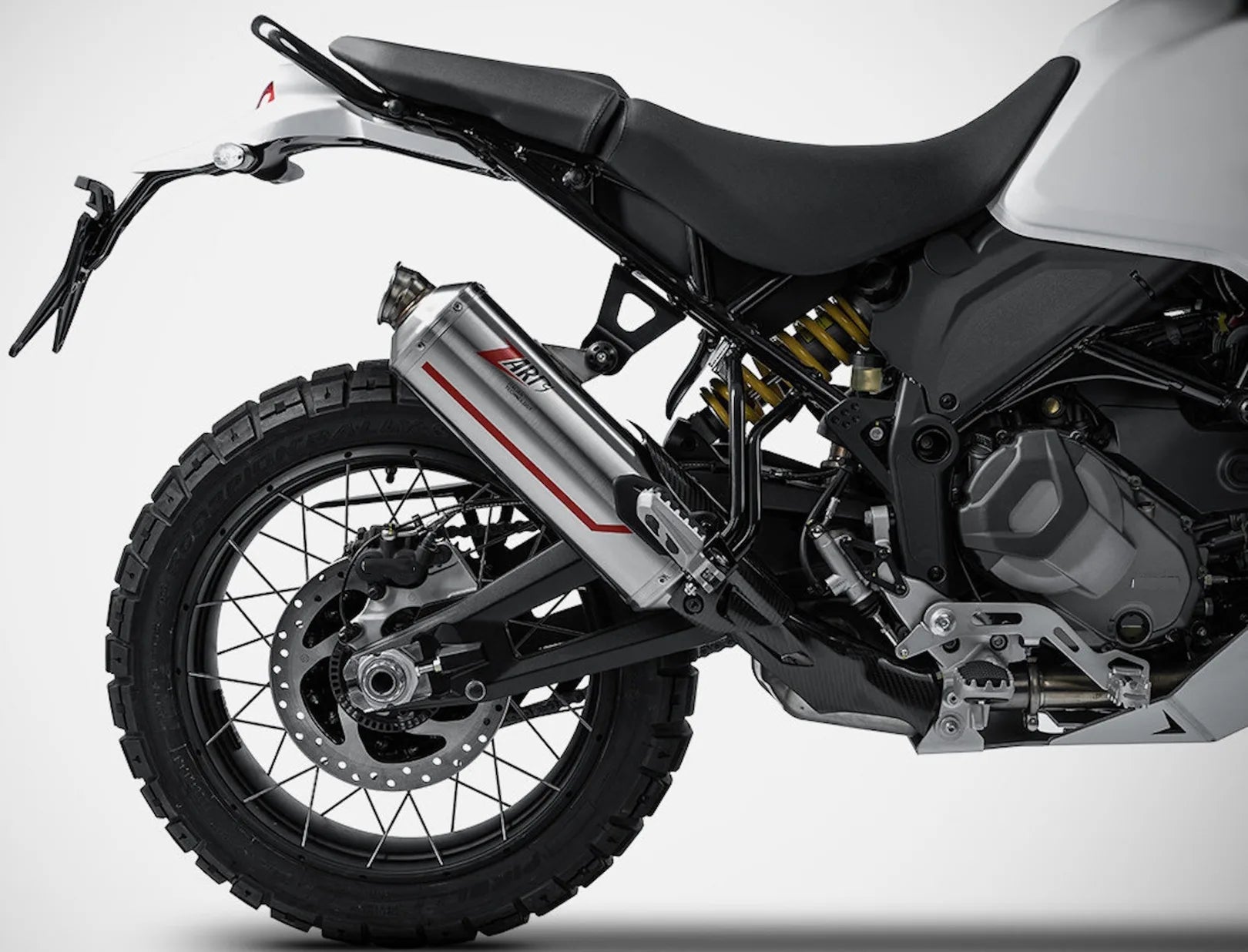Auspuffendrohr Ohne Geräuschzulassung Sabbia Edelsthal - Zard Kompatibel Mit Ducati Desert-X (2022-2023)