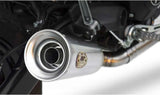 Auspuffendrohr Ohne Geräuschzulassung Conical Edelsthal Brushed - Zard Kompatibel Mit Ducati Scrambler 800 Sixty2 (2016-2019)