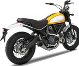 Komplette Auspuffanlage Ohne Katalysator Und Ohne Geräuschzulassung Conical Edelsthal - Zard Kompatibel Mit Ducati Scrambler 800 (2015-2019)