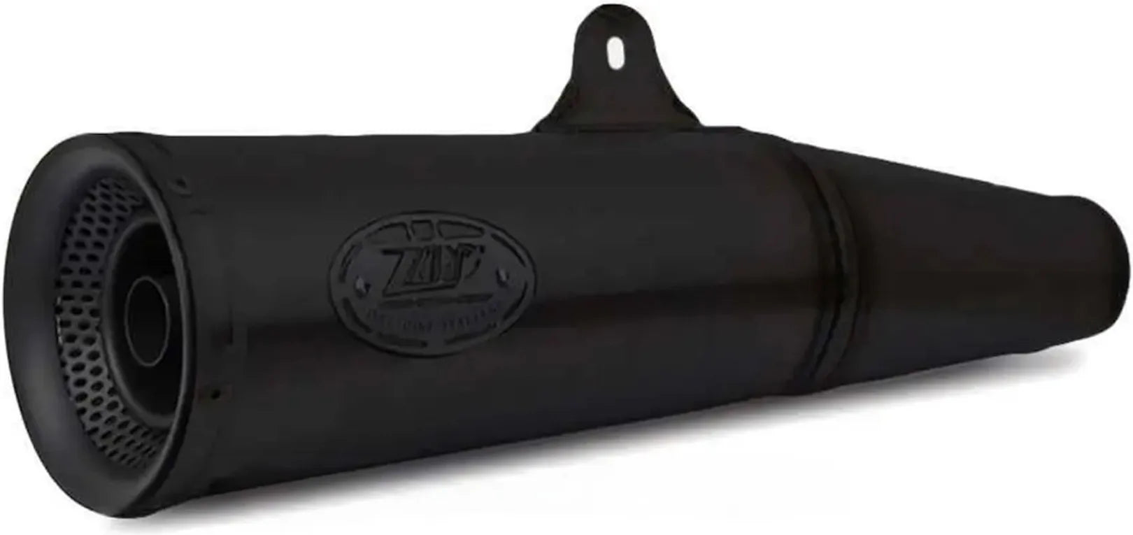 Auspuffendrohr Ohne Geräuschzulassung Zuma Edelsthal Schwarz Endkappe Alu Schwarz - Zard Kompatibel Mit Ducati Monster 797 (2017-2019)