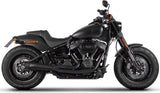 Complete Exhaust System Without Catalytic Converter And Without Sound Certification Steel Black Endcap Aluminium Black - Zard Compatible With Harley-Davidson Breakout (2016-2023)