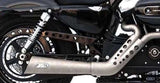 Komplette Auspuffanlage Ohne Katalysator Und Ohne Geräuschzulassung Sport Edelsthal - Zard Kompatibel Mit Harley-Davidson Sportster (2003-2013)