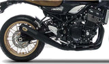 Komplette Auspuffanlage Ohne Katalysator Und Ohne Geräuschzulassung Titan Schwarz - Zard Kompatibel Mit Kawasaki Z 900 Rs (2018-2020)