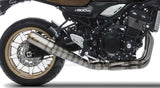 Komplette Auspuffanlage Ohne Katalysator Und Ohne Geräuschzulassung Titan Snake Welds - Zard Kompatibel Mit Kawasaki Z 900 Rs (2018-2020)