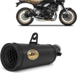 Auspuffendrohr Ohne Geräuschzulassung Edelsthal Schwarz - Zard Kompatibel Mit Kawasaki Z 900 Rs (2018-2020)