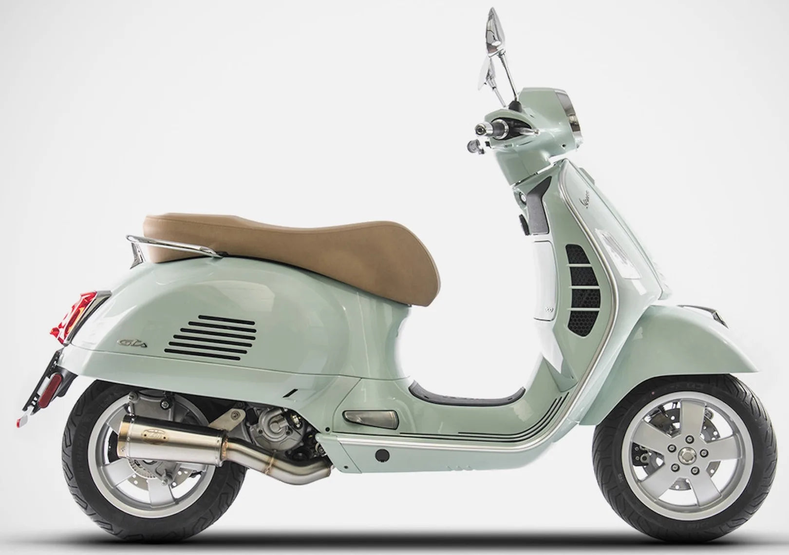 Auspuffendrohr Ohne Geräuschzulassung Edelsthal Endkappe Bronze - Zard Kompatibel Mit Piaggio Vespa Gts 300 (2020-2023)