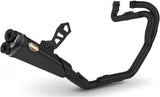 Komplette Auspuffanlage Ohne Katalysator Und Ohne Geräuschzulassung Edelsthal Schwarz Endkappe Carbon - Zard Kompatibel Mit Triumph Scrambler 1200 (2019-2023)