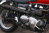Komplette Auspuffanlage Ohne Katalysator Und Ohne Geräuschzulassung Conical High Edelsthal Schwarz - Zard Kompatibel Mit Triumph Scrambler 900 (2001-2016)