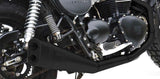 Komplette Auspuffanlage Ohne Katalysator Und Ohne Geräuschzulassung Short Low Edelsthal Schwarz - Zard Kompatibel Mit Triumph Thruxton 900 (2001-2016)