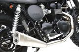 Komplette Auspuffanlage Ohne Katalysator Und Ohne Geräuschzulassung Short Low Edelsthal - Zard Kompatibel Mit Triumph Thruxton 900 (2001-2016)