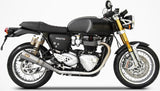 Auspuffendrohr Ohne Geräuschzulassung Titan - Zard Kompatibel Mit Triumph Thruxton 1200 R (2017-2020)
