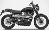 Komplette Auspuffanlage Ohne Katalysator Und Ohne Geräuschzulassung Tiger70 Edelsthal - Zard Kompatibel Mit Triumph Street Scrambler 900 (2017-2023)