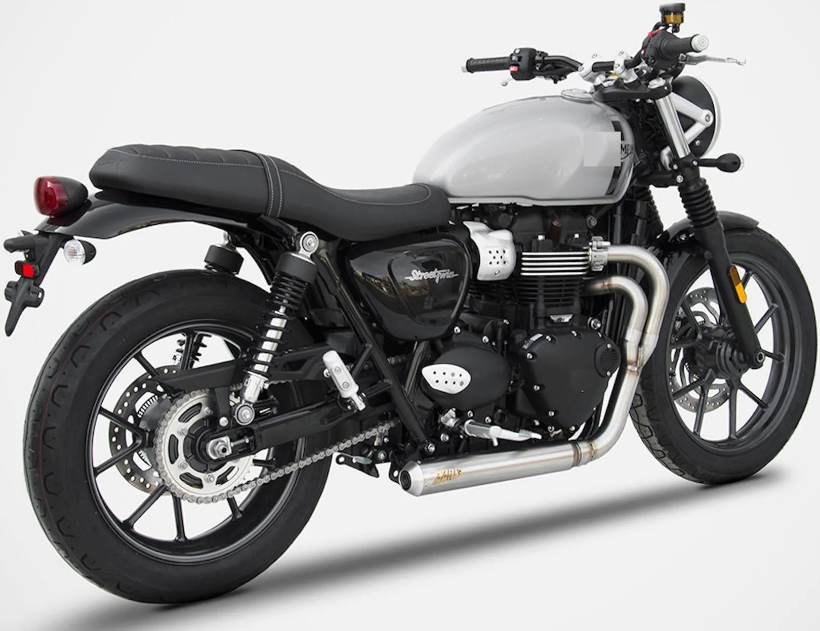 Komplette Auspuffanlage Ohne Katalysator Und Ohne Geräuschzulassung Cross Edelsthal - Zard Kompatibel Mit Triumph Speed Twin 900 (2020-2023)