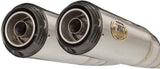 Exhaust Tip Without Sound Certification Conical Stainless Steel - Zard Compatible With Triumph Speed Twin 1200 (2019-2023)