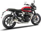 Komplette Auspuffanlage Ohne Katalysator Und Ohne Geräuschzulassung Sp Edelsthal Endkappe Carbon - Zard Kompatibel Mit Triumph Speed Twin 1200 (2019-2023)