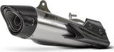 Auspuffendrohr Ohne Geräuschzulassung Edelsthal Endkappe Carbon - Zard Kompatibel Mit Triumph Street Triple 765 (2020-2022)