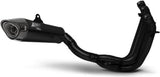 Komplette Auspuffanlage Ohne Katalysator Und Ohne Geräuschzulassung Edelsthal Schwarz Endkappe Carbon - Zard Kompatibel Mit Triumph Trident 660 (2021-2023)