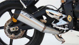 Exhaust Tip Without Sound Certification Stainless Steel Endcap Carbon - Zard Compatible With Triumph Street Triple 675 (2007-2012)