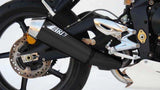 Auspuffendrohr Ohne Geräuschzulassung Edelsthal Schwarz - Zard Kompatibel Mit Triumph Street Triple 675 (2007-2012)