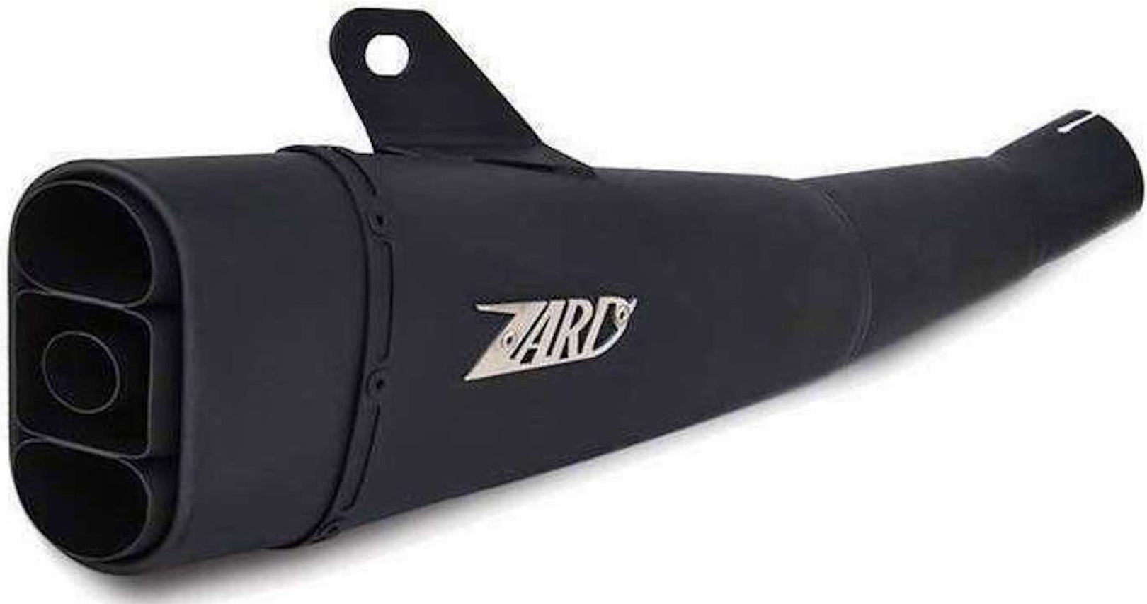 Exhaust Tip Without Sound Certification Short Steel Black - Zard Compatible With Triumph Street Triple 675 (2013-2016)