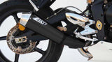 Komplette Auspuffanlage Ohne Katalysator Und Ohne Geräuschzulassung Conical Titan Schwarz - Zard Kompatibel Mit Yamaha T-Max 530 (2012-2014)