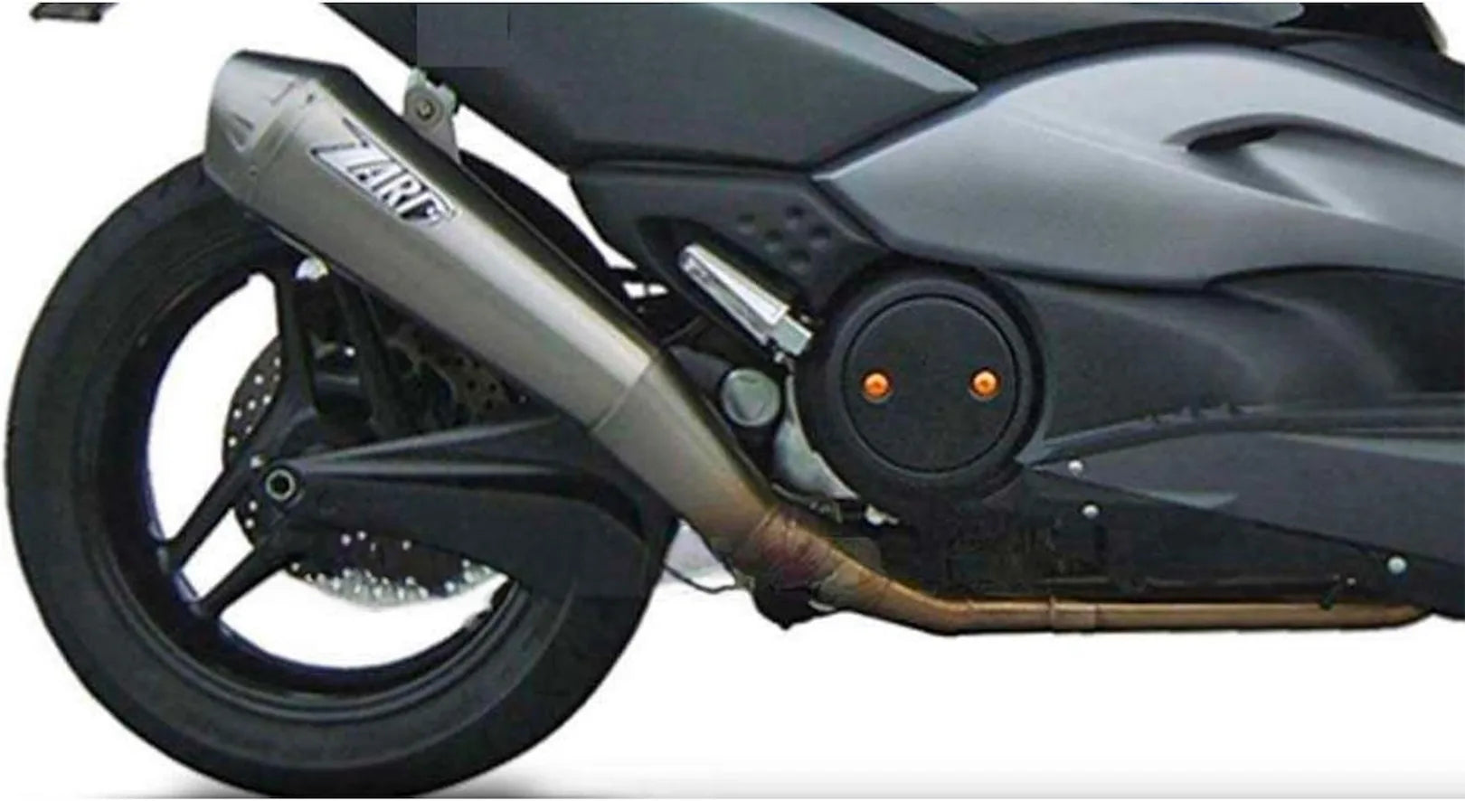 Komplette Auspuffanlage Ohne Katalysator Und Ohne Geräuschzulassung Conical Edelsthal - Zard Kompatibel Mit Yamaha T-Max 500 (2004-2007)