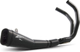 Komplette Auspuffanlage Ohne Katalysator Und Ohne Geräuschzulassung Edelsthal Schwarz - Zard Kompatibel Mit Yamaha Mt-07 (2014-2023)