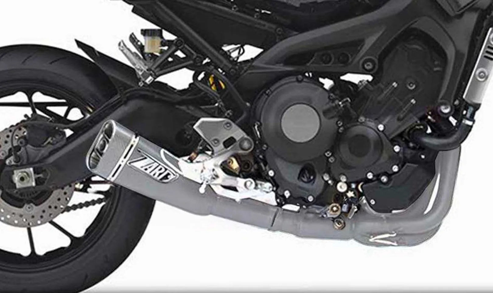 Komplette Auspuffanlage Ohne Katalysator Und Ohne Geräuschzulassung Edelsthal - Zard Kompatibel Mit Yamaha Xsr 900 (2016-2020)