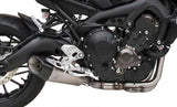 Komplette Auspuffanlage Ohne Katalysator Und Ohne Geräuschzulassung Titan Endkappe Carbon - Zard Kompatibel Mit Yamaha Tracer 900 (2017-2020)