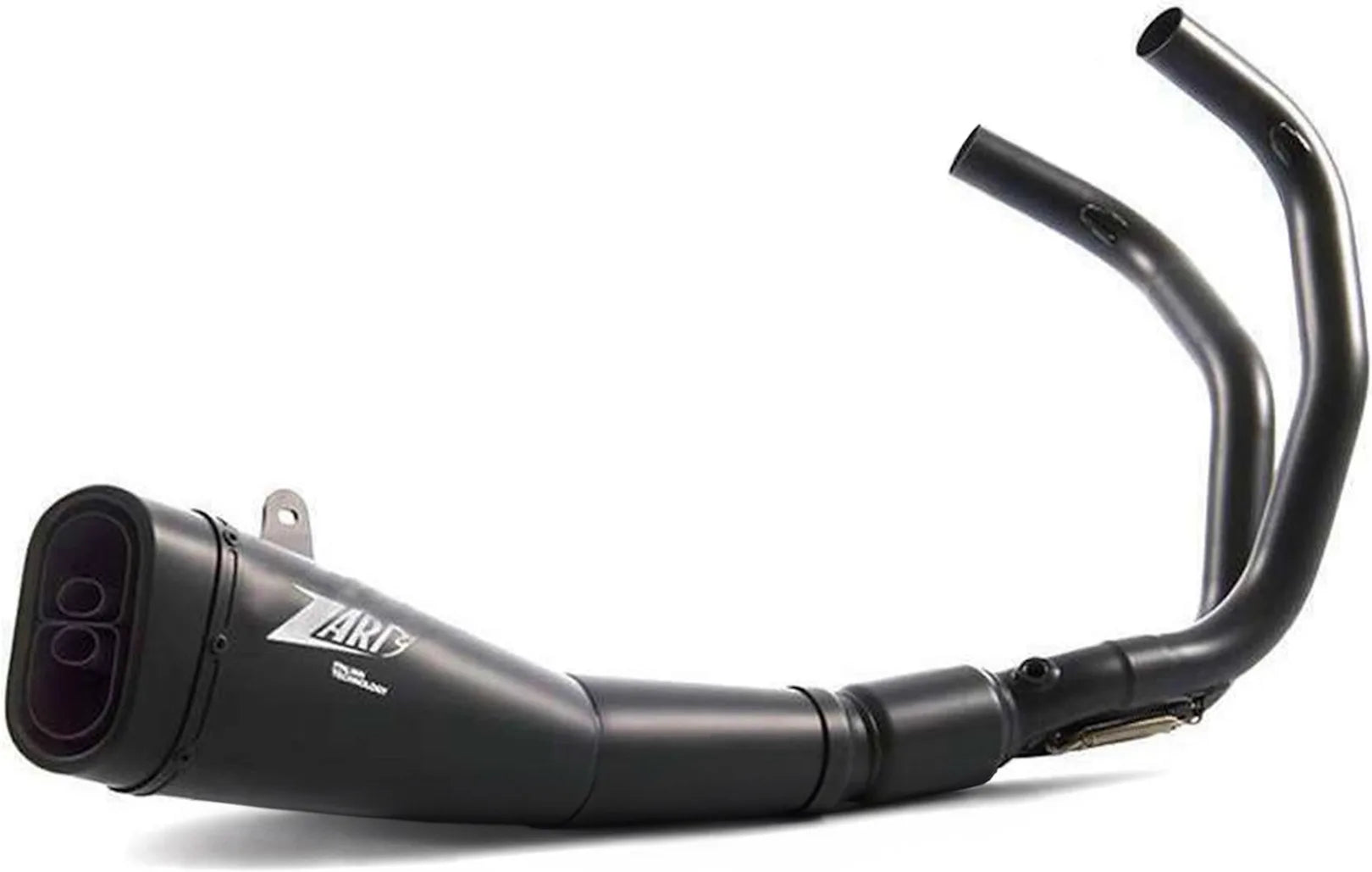Komplette Auspuffanlage Ohne Katalysator Und Ohne Geräuschzulassung Edelsthal Schwarz - Zard Kompatibel Mit Yamaha R7 (2021-2023)