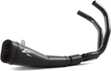 Komplette Auspuffanlage Ohne Katalysator Und Ohne Geräuschzulassung Edelsthal Schwarz - Zard Kompatibel Mit Yamaha R7 (2021-2023)
