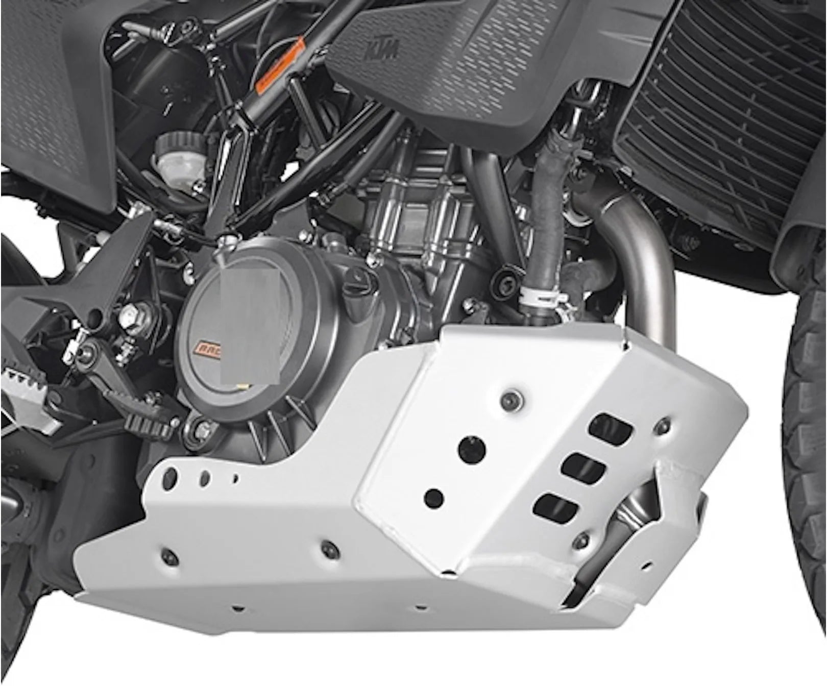 Motorschutz Aus Aluminium Aluminium - Givi Kompatibel Mit Ktm 390 Adventure (2020-2024)