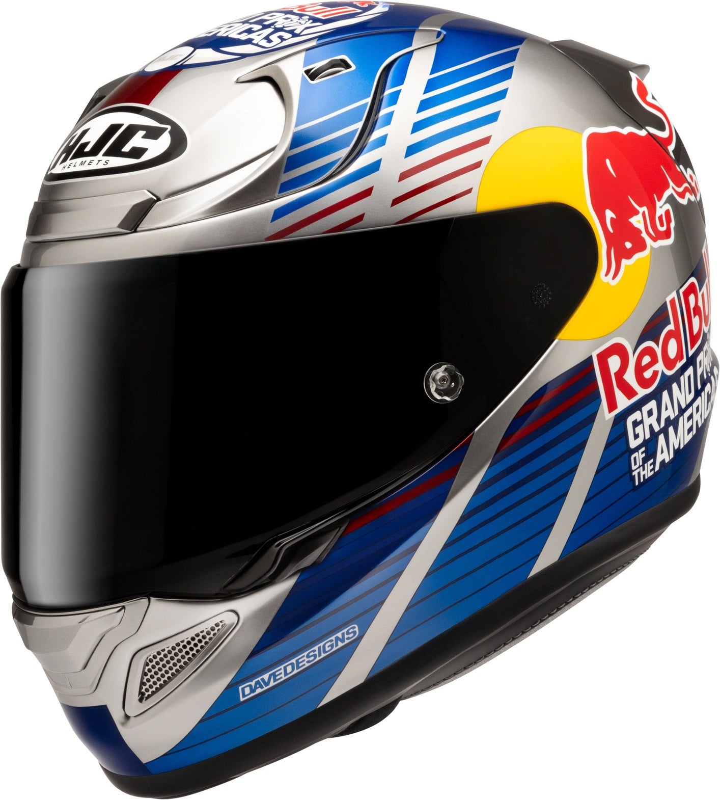 Full-Face Motorcycle Helmet Hjc Rpha 12 P.I.M. Evo (Carbon-Aramid/Fiberglass/Natural Fiber) Mc21 Red Bull Austin Gp 2 Size 09 L
