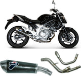 Auspuffendstück Mit Geräuschzulassung Oval Carbon - Termignoni Kompatibel Mit Suzuki Gladius (2009-2019)