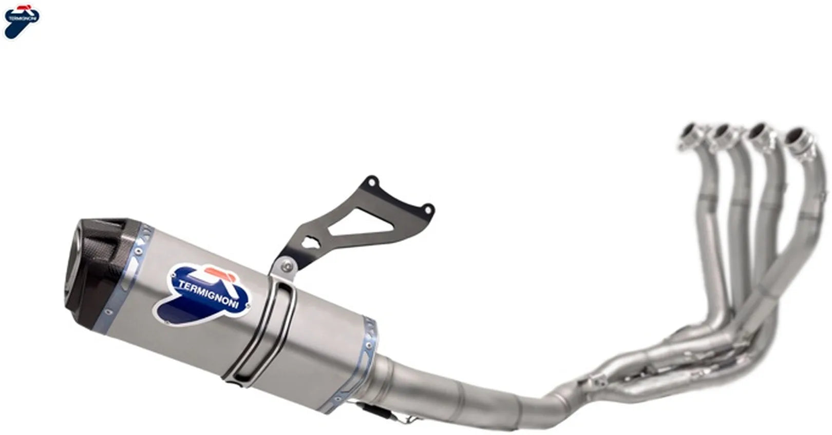 Komplette Auspuffanlage Ohne Geräuschzulassung Scream Full Titan Carbon Cap - Termignoni Kompatibel Mit Suzuki Gsx-R 1000 (2017-2019)