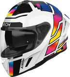 Full-Face Motorcycle Helmet Airoh Spark 2 - Sp2L38 Thermoplastic Hrt Rainbow Gloss Lively Size Xxl