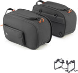Side Bags St105 + Side Bags Holder - Kappa Moto Compatible With Triumph Bonneville T100 (2017-2022)