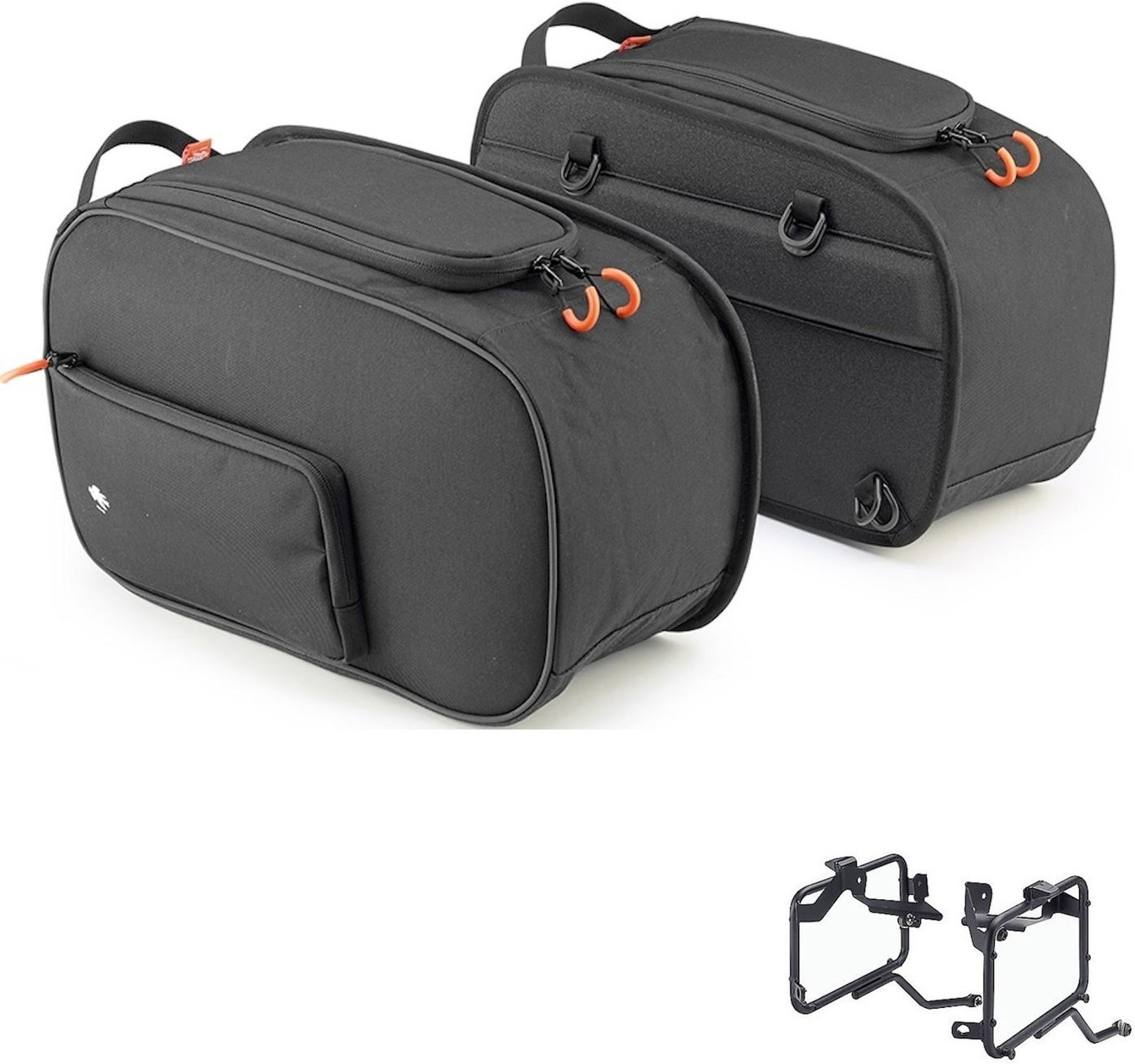 Side Bags St105 + Side Bags Holder - Kappa Moto Compatible With Aprilia Tuono 660 (2021-2023)
