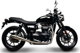 Komplette Auspuffanlage Ohne Geräuschzulassung Conical Edelstahl - Termignoni Kompatibel Mit Triumph Street Twin (2016-2020)