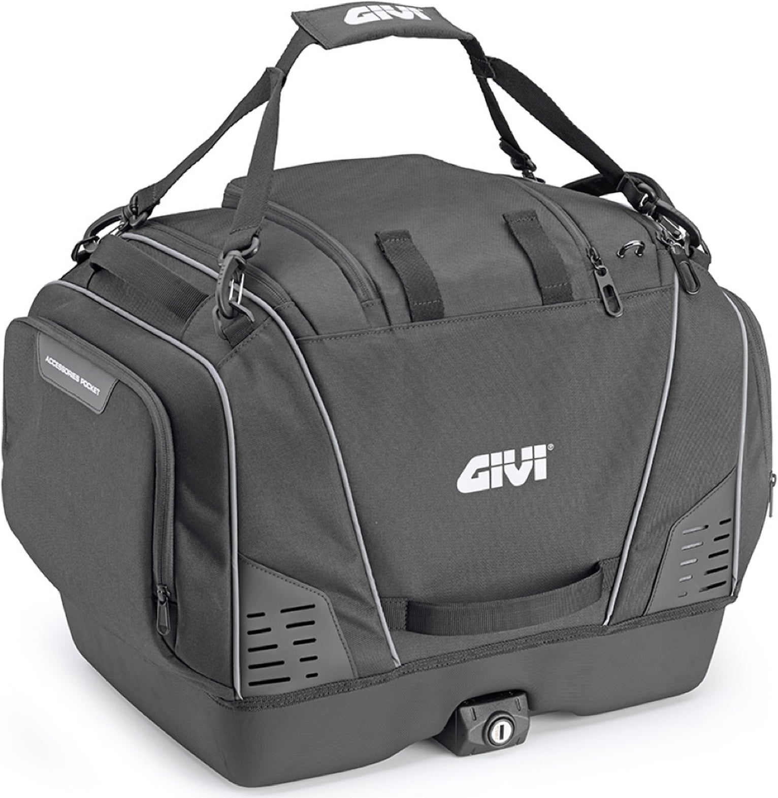 Monokey Animal Carrier Top Case - 33 Lt Nylon - Givi Compatible With Benelli Leoncino 500 - Trail (2017-2024)