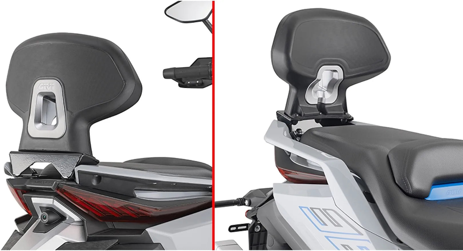 Beifahrer-Rückenlehnedie - Givi Kompatibel Mit Zontes 368 G (2025)
