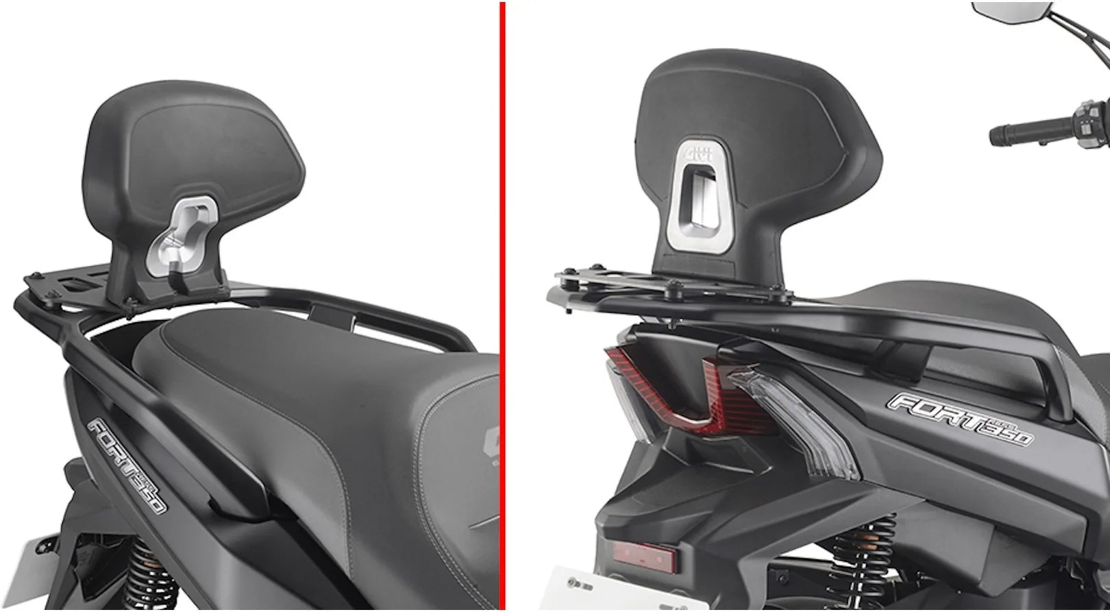 Beifahrer-Rückenlehnedie - Givi Kompatibel Mit Qj Motor Fort 350 (2024)
