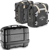 Topcase + Satteltaschen Trekker Canyon Schwarz 103 Lt Trekker Canyon Technopolymer - Givi Kompatibel Mit Honda Nc 750 S - Dct (2014-2015)