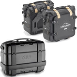 Topcase + Satteltaschen Trekker Canyon Schwarz 83 Lt Trekker Canyon Technopolymer - Givi Kompatibel Mit Yamaha Mt-07 (2018-2020)
