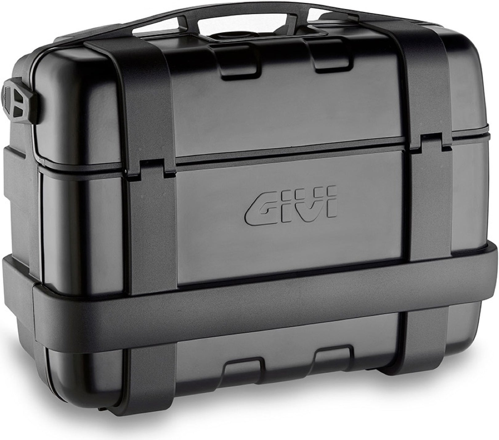 Monokey Trekker Black Aluminium Top Case - 33 Lt Trekker Aluminium - Givi Compatible With Moto Morini X-Cape 649 (2021-2024)
