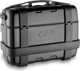 Monokey Trekker Black Aluminium Top Case - 33 Lt Trekker Aluminium - Givi Compatible With Suzuki Dl 1000 V-Strom (2014-2016)