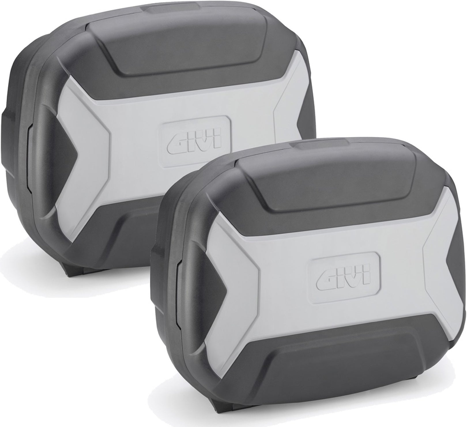 Monokey Trekker Lite Gray Side Cases - 70 Lt Trekker Lite Technopolymer - Givi Compatible With Moto Guzzi Stelvio 1000 (2024)